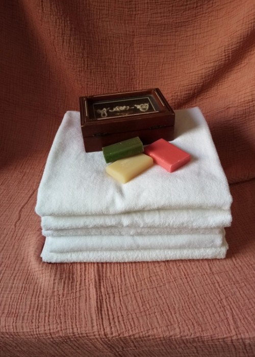 Banyo Havlusu Beyaz % 100 Pamuk